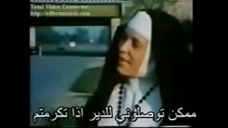 Wonderful sexy nun translated to Arabic